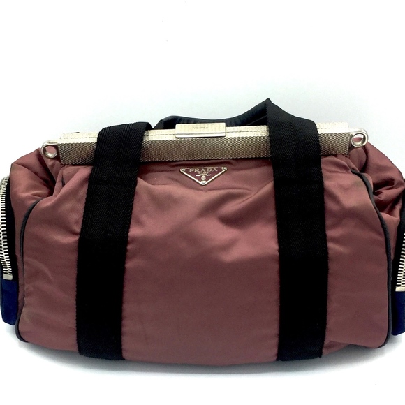Prada Handbags - Authentic PRADA Nylon Multi Color Handbag